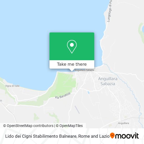 Lido dei Cigni Stabilimento Balneare map