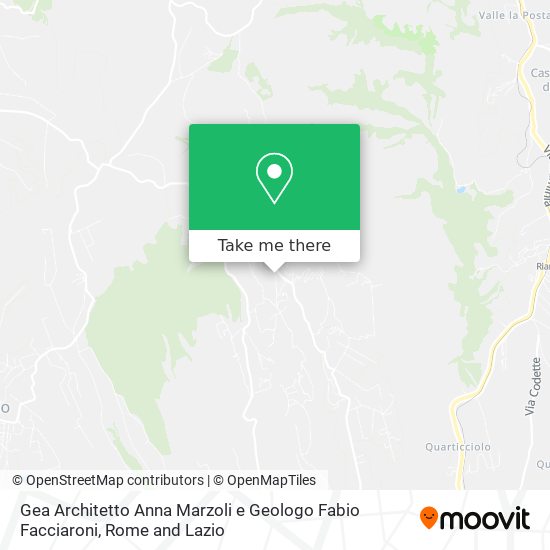 Gea Architetto Anna Marzoli e Geologo Fabio Facciaroni map