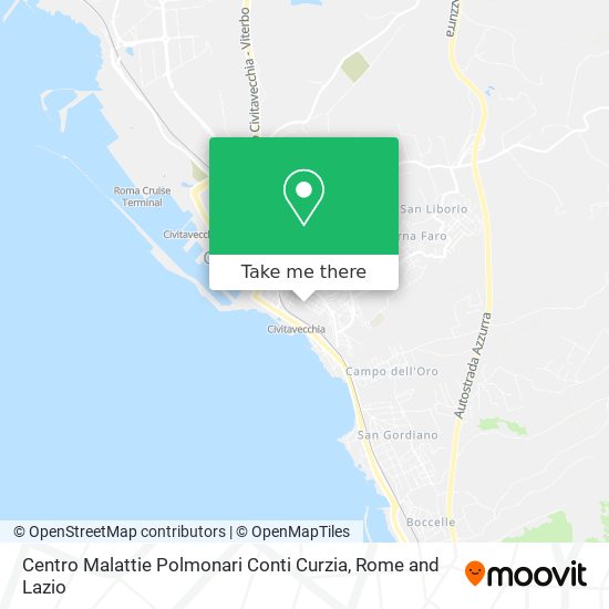 Centro Malattie Polmonari Conti Curzia map