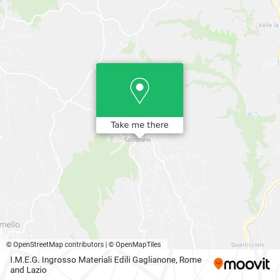 I.M.E.G. Ingrosso Materiali Edili Gaglianone map