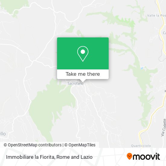 Immobiliare la Fiorita map