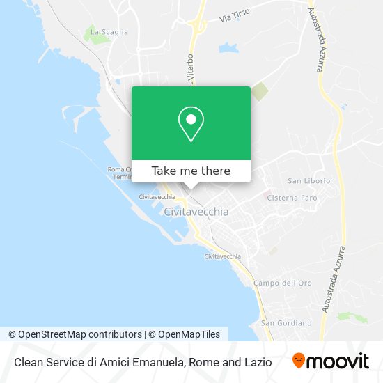 Clean Service di Amici Emanuela map