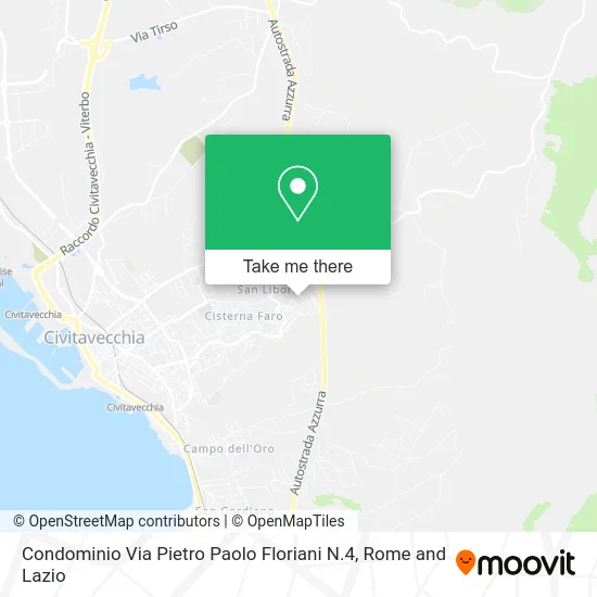 Condominium Via Pietro Paolo Floriani N.4 map