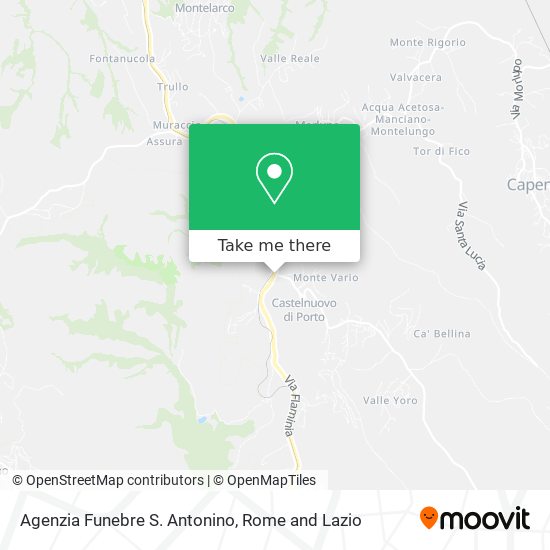 Agenzia Funebre S. Antonino map