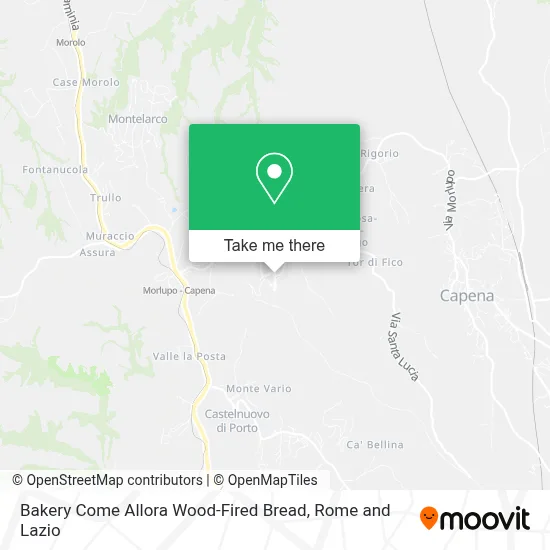 Bakery Come Allora Wood-Fired Bread map