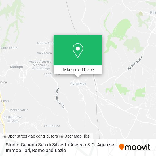 Studio Capena Sas di Silvestri Alessio & C. Agenzie Immobiliari map