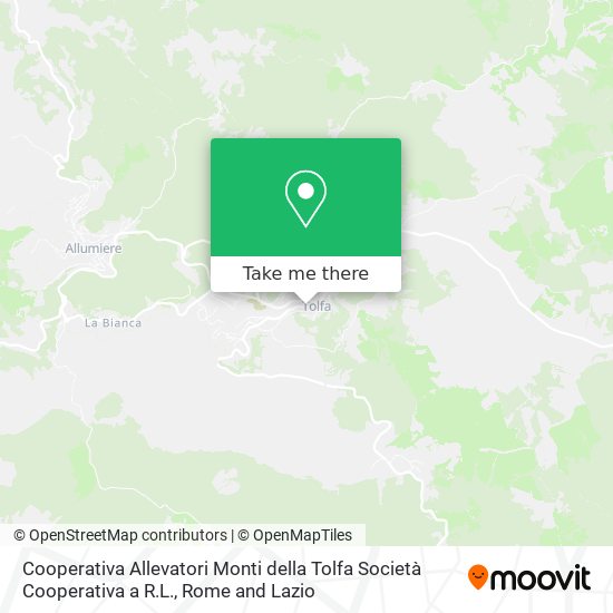 Cooperativa Allevatori Monti della Tolfa Società Cooperativa a R.L. map