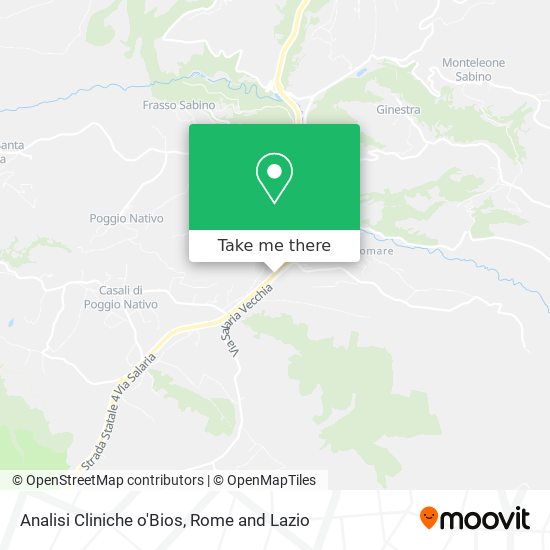 Analisi Cliniche o'Bios map