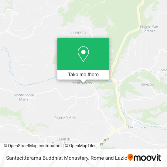 Santacittarama Buddhist Monastery map