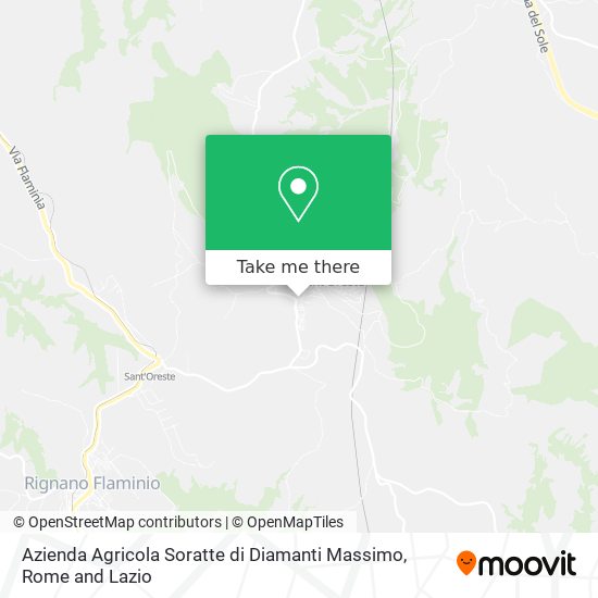 Azienda Agricola Soratte di Diamanti Massimo map