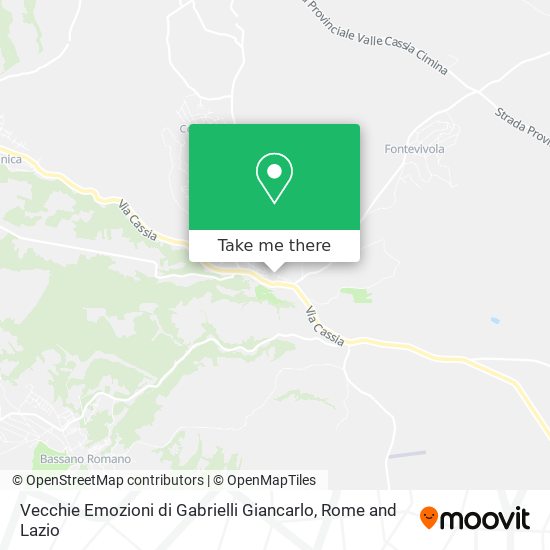 Vecchie Emozioni di Gabrielli Giancarlo map