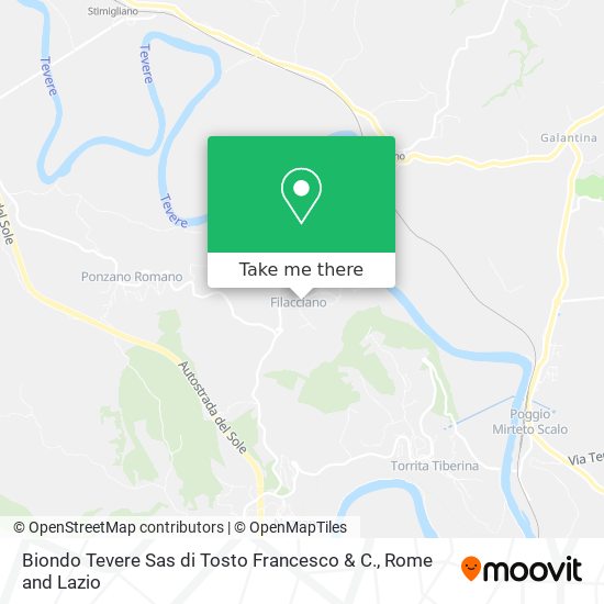 Biondo Tevere Sas di Tosto Francesco & C. map