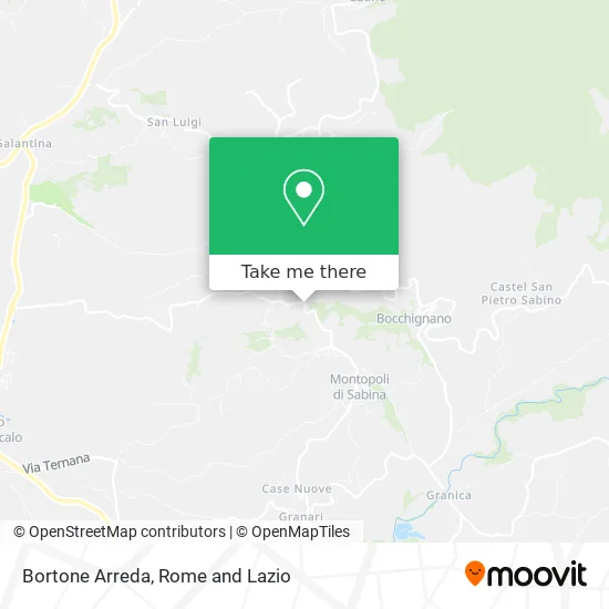 Bortone Arreda map