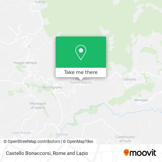Castello Bonaccorsi map