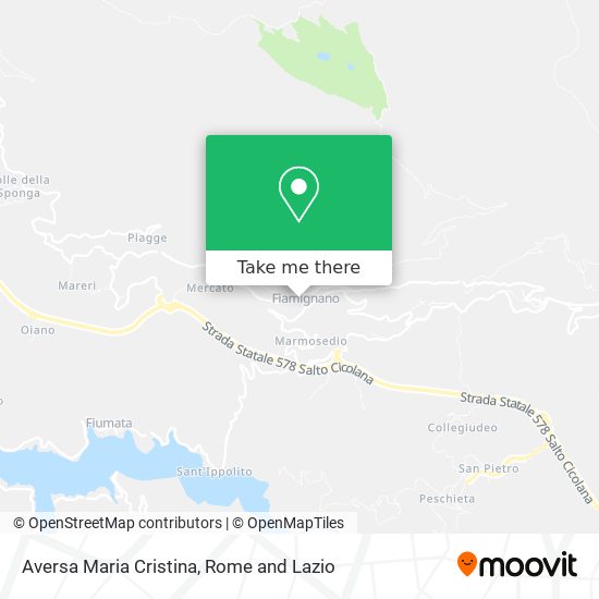 Aversa Maria Cristina map