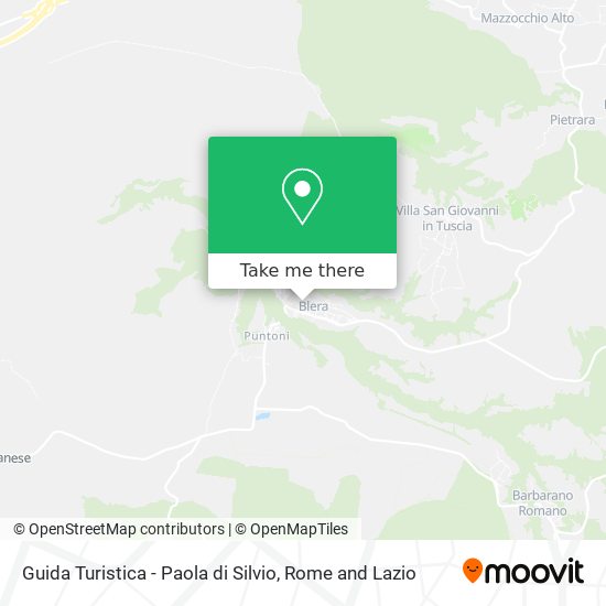 Guida Turistica - Paola di Silvio map