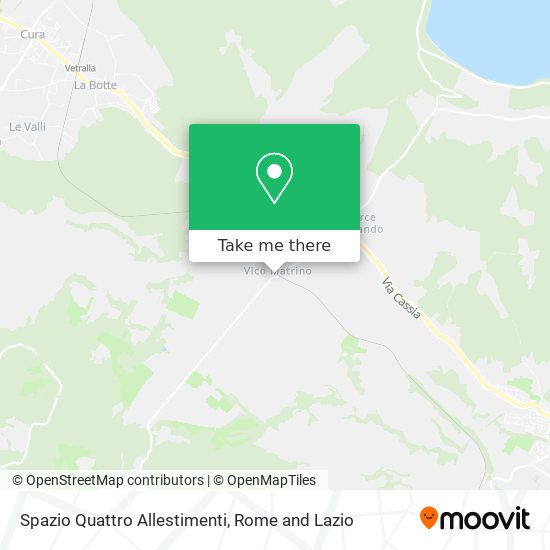 Spazio Quattro Allestimenti map
