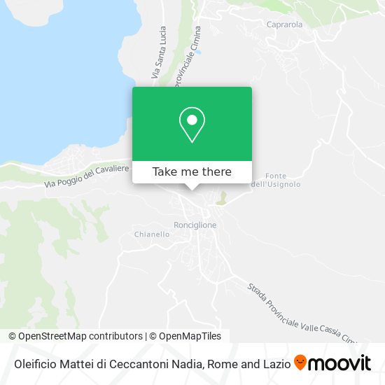 Oleificio Mattei di Ceccantoni Nadia map