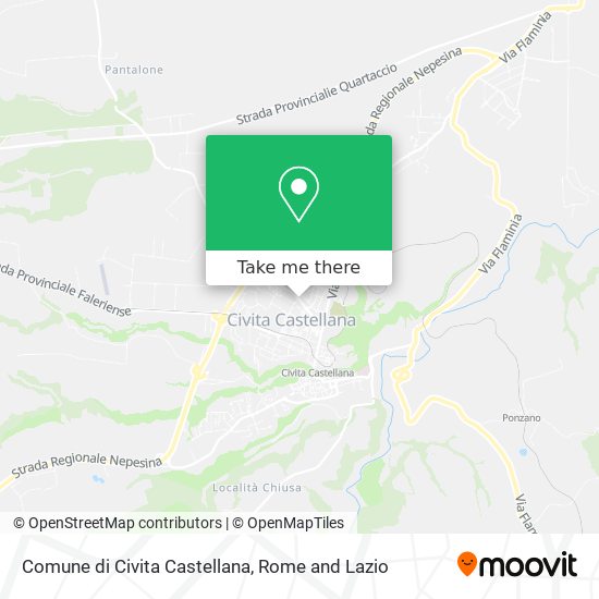 Comune di Civita Castellana map
