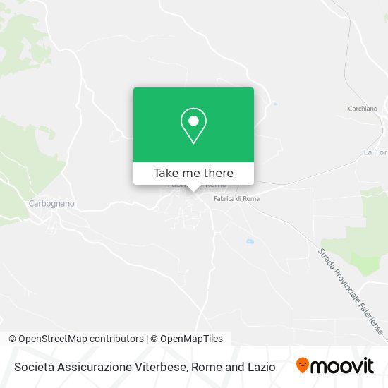 Società Assicurazione Viterbese map