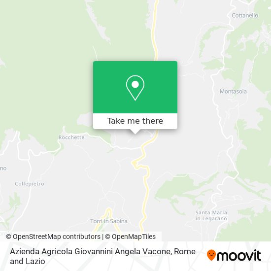 Azienda Agricola Giovannini Angela Vacone map