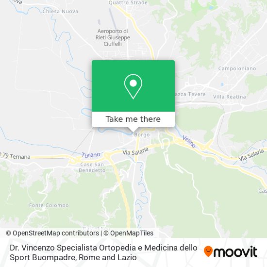 Dr. Vincenzo Specialista Ortopedia e Medicina dello Sport Buompadre map