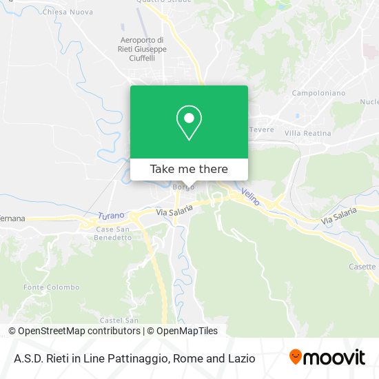 A.S.D. Rieti in Line Pattinaggio map