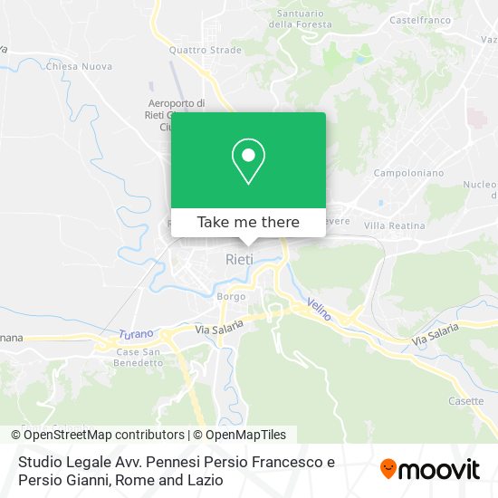 Studio Legale Avv. Pennesi Persio Francesco e Persio Gianni map