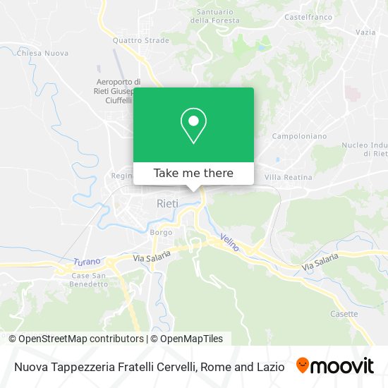 Nuova Tappezzeria Fratelli Cervelli map