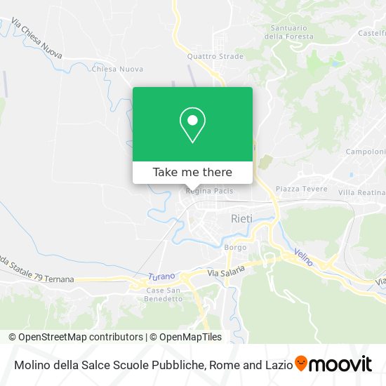 Molino della Salce Scuole Pubbliche map