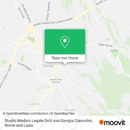 Studio Medico Legale Dott.ssa Giorgia Ciancolini map