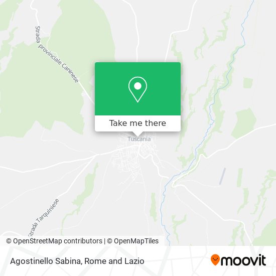 Agostinello Sabina map