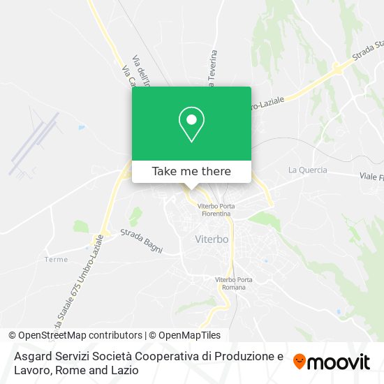 Asgard Servizi Società Cooperativa di Produzione e Lavoro map