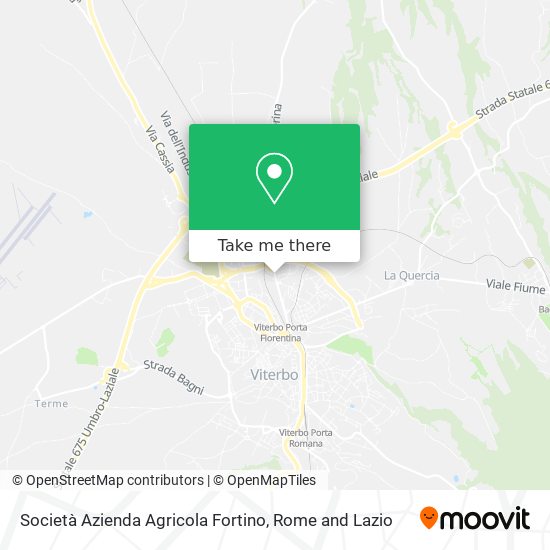 Società Azienda Agricola Fortino map