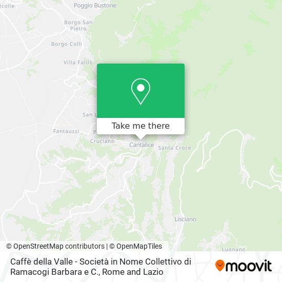 Caffè della Valle - Società in Nome Collettivo di Ramacogi Barbara e C. map