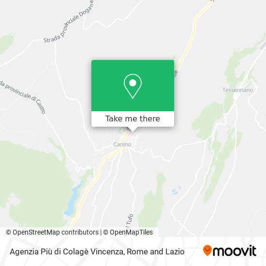 Agenzia Più di Colagè Vincenza map