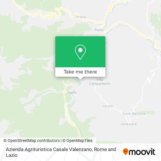 Azienda Agrituristica Casale Valenzano map