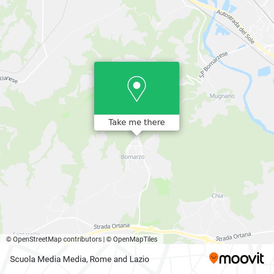 Scuola Media Media map