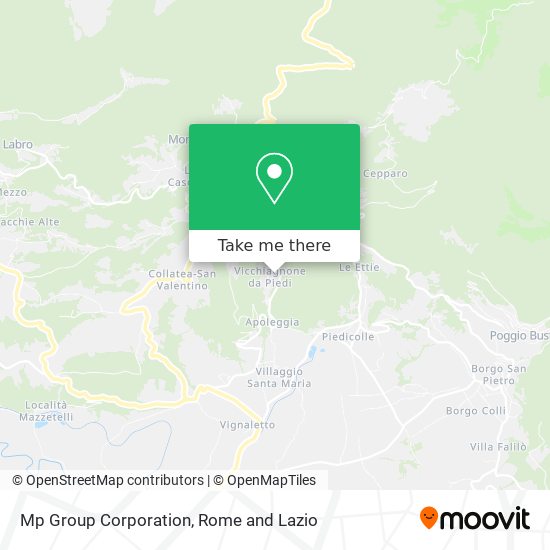 Mp Group Corporation map