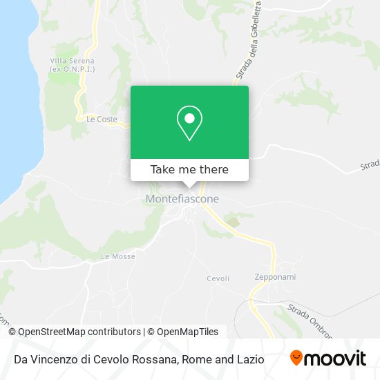 Da Vincenzo di Cevolo Rossana map
