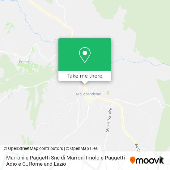 Marroni e Paggetti Snc di Marroni Imolo e Paggetti Adio e C. map