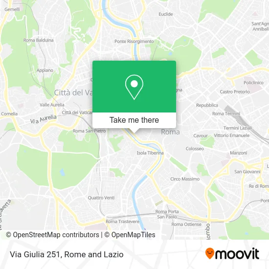 Via Giulia 251 map