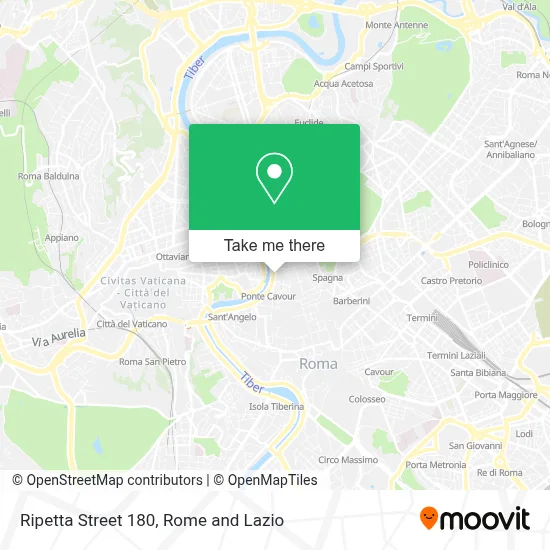 Ripetta Street 180 map