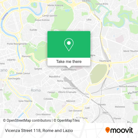 Vicenza Street 118 map