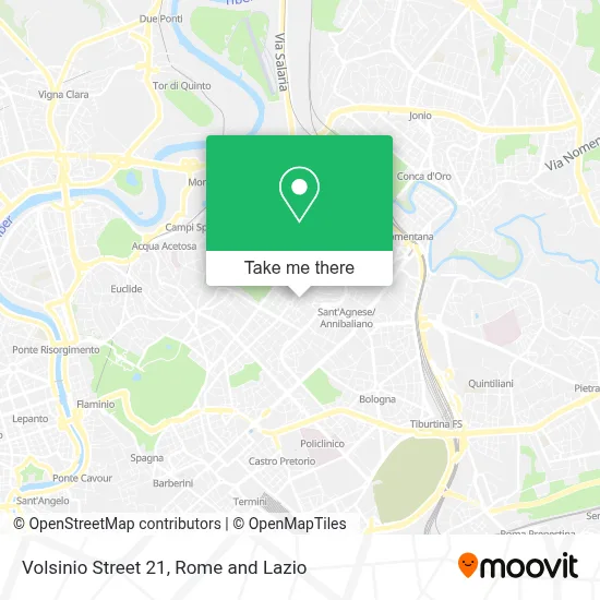 Volsinio Street 21 map