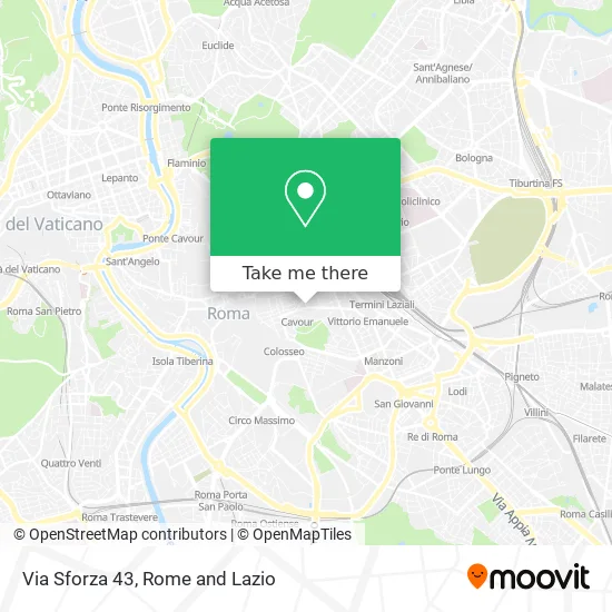 Sforza Street 43 map