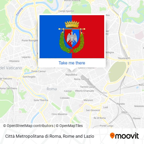 Città Metropolitana di Roma map