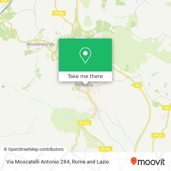 Via Moscatelli Antonio 284 map