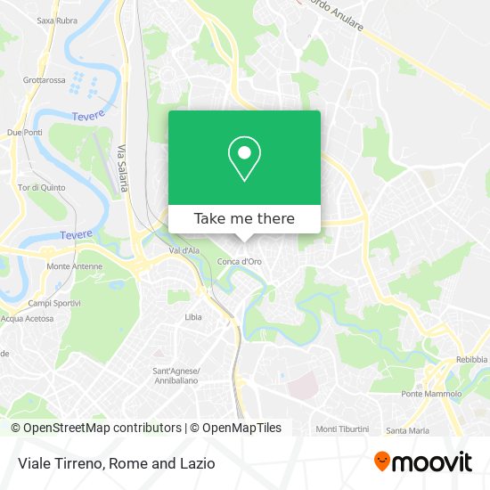 Viale Tirreno map