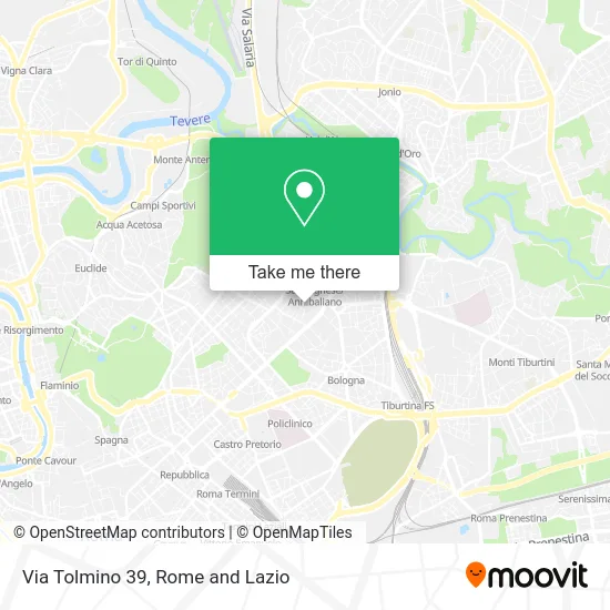 Tolmino Street 39 map